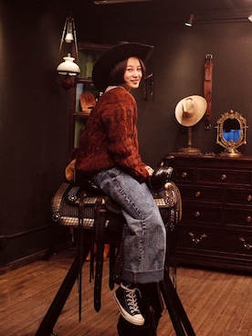 「Summit（サミット）のアイテム」を使った、一晃rさん（レディース・158cm）の春コーディネート