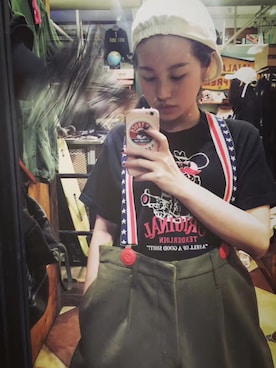 「BELAFONTE（ベラフォンテ）のアイテム」を使った、一晃rさん（レディース・158cm）の秋コーディネート