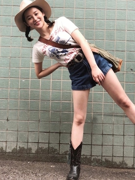 「GLADHAND」｜一晃rさん（レディース・158cm）の春コーディネート
