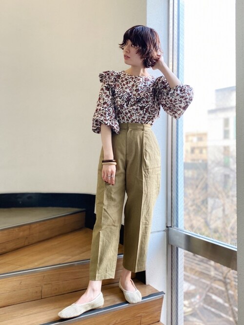 Ungrid片岡みなみさんのシャツ ブラウスを使ったコーディネート Zozotown