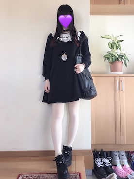 「BUBBLES（バブルス）のアイテム（バッグ）」を使った、み🌹さん（レディース・161cm）の春コーディネート