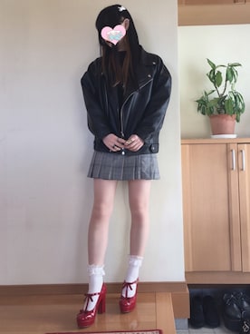 「Bobon21（ボボンニジュウイチ）のアイテム」を使った、み🌹さん（レディース・161cm）の冬コーディネート