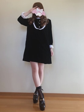 「BUBBLES（バブルス）のアイテム（アクセサリー）」を使った、み🌹さん（レディース・163cm）の春コーディネート