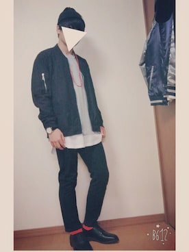 くれはさん（メンズ・167cm）の冬コーディネート
