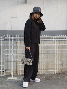 Hikariさん（レディース・161cm）の冬コーディネート