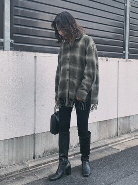 Hikariさん（レディース・161cm）の冬コーディネート