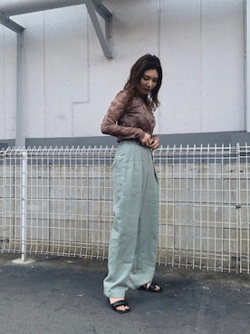 Hikariさん（レディース・161cm）の春コーディネート