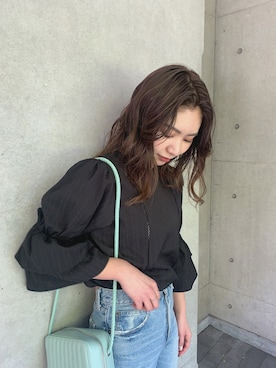 「SHEL'TTER ORIGINAL（シェルターオリジナル）のアイテム」を使った、Hikariさん（レディース・161cm）の春コーディネート