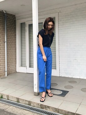 「SHEL'TTER ORIGINAL（シェルターオリジナル）のアイテム」を使った、Hikariさん（レディース・161cm）の春コーディネート