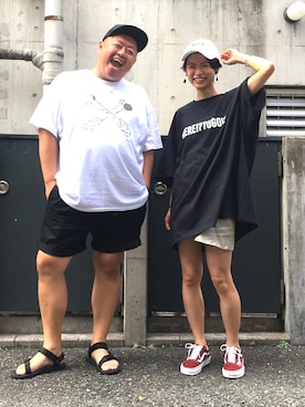 「WXL（ダブルエックスエル）のアイテム」を使った、yuupipunさん（メンズ・176cm）の夏コーディネート