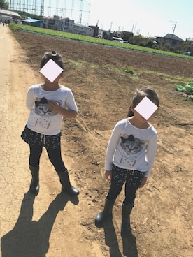 「おんなのこコーデ」｜「アイテム（レインシューズ）」を使った、shee-saaさん（キッズ・120cm）の秋コーディネート