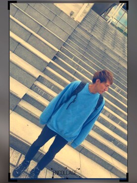「SEVENDAYS=SUNDAY（セブンデイズサンデイ）のアイテム（スウェット）」を使った、たいせいさん（メンズ・176cm）の秋コーディネート