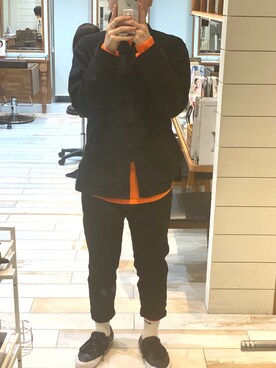 「CONVERSE（コンバース）のアイテム（レッグウェア）」を使った、wataruさん（メンズ・171cm）の冬コーディネート