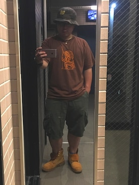 「Acoustic（アコースティック）のアイテム」を使った、peek a booさん（メンズ・168cm）の秋コーディネート