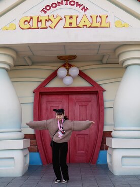 「Divinique（ディビニーク）のアイテム」を使った、ひなさん（レディース・157cm）の冬コーディネート