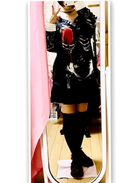 「Honeys（ハニーズ）のアイテム」を使った、まかはどまさん（レディース・160cm）の秋コーディネート