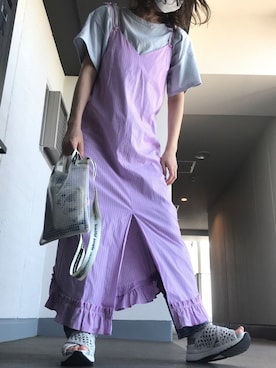 「beautifulpeople」｜河越由衣さん（レディース・161cm）の夏コーディネート