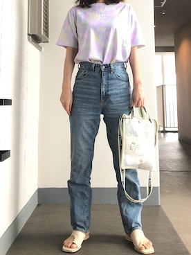 河越由衣さん（レディース・161cm）の夏コーディネート