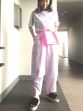 河越由衣さん（レディース・162cm）の夏コーディネート