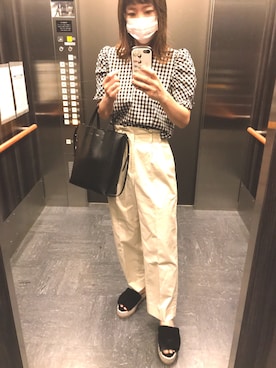 河越由衣さん（レディース・162cm）の夏コーディネート