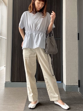 河越由衣さん（レディース・162cm）の夏コーディネート