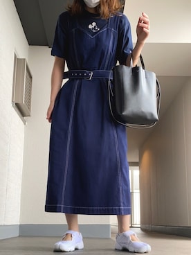 河越由衣さん（レディース・162cm）の夏コーディネート