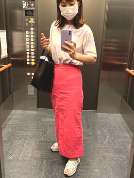 河越由衣さん(レディース・162cm)の夏コーディネート