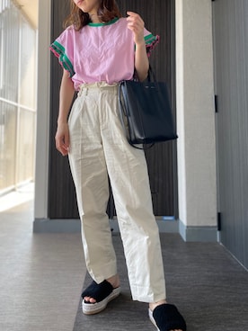 河越由衣さん（レディース・162cm）の夏コーディネート