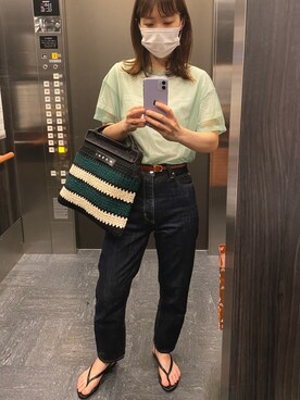 河越由衣さん（レディース・162cm）の夏コーディネート