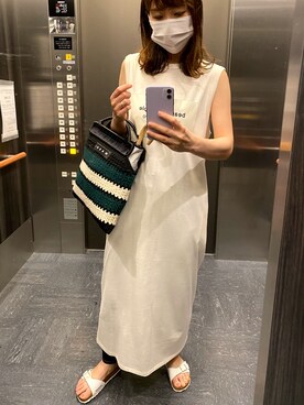 河越由衣さん（レディース・162cm）の夏コーディネート