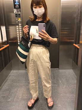 河越由衣さん（レディース・162cm）の夏コーディネート