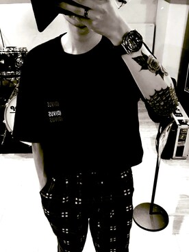 「Deviluse（Deviluse）のアイテム（トップス）」を使った、KENTさん（メンズ・163cm）の春コーディネート