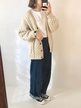 sanさん（レディース・159cm）の冬コーディネート