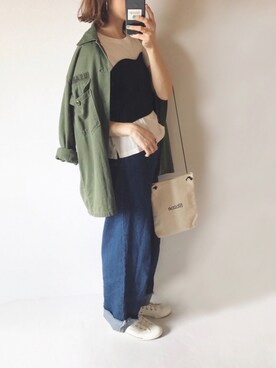 sanさん（レディース・159cm）の春コーディネート