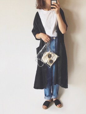 sanさん（レディース・159cm）の夏コーディネート