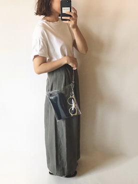 sanさん（レディース・159cm）の夏コーディネート