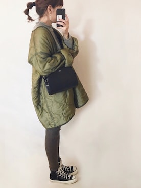 sanさん（レディース・159cm）の冬コーディネート