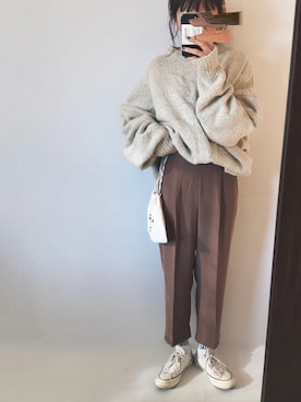 sanさん（レディース・159cm）の冬コーディネート