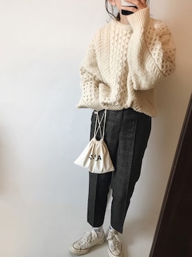 sanさん（レディース・159cm）の冬コーディネート