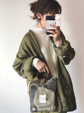 sanさん（レディース・159cm）の冬コーディネート