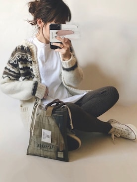 sanさん（レディース・159cm）の冬コーディネート