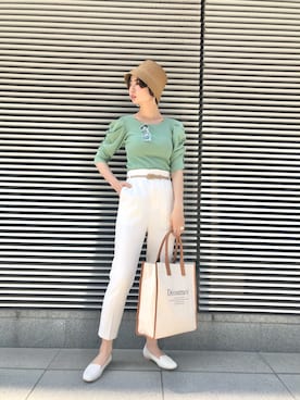 M I Oさん（レディース・169cm）の春コーディネート