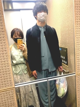 「CULLNI（クルニ）のアイテム」を使った、きくさん（レディース・157cm）の春コーディネート