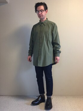 「KATHARINE HAMNETT LONDON （キャサリンハムネットロンドン）のアイテム（その他シューズ）」を使った、🇧🇷TIAGO🇯🇵さん（メンズ・165cm）の春コーディネート