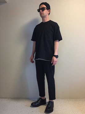 「ニットキャップ」｜「アイテム（その他シューズ）」を使った、🇧🇷TIAGO🇯🇵さん（メンズ・165cm）の春コーディネート
