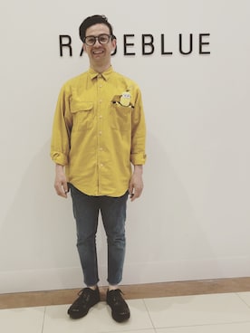 「KATHARINE HAMNETT LONDON （キャサリンハムネットロンドン）のアイテム（その他シューズ）」を使った、🇧🇷TIAGO🇯🇵さん（メンズ・165cm）の春コーディネート