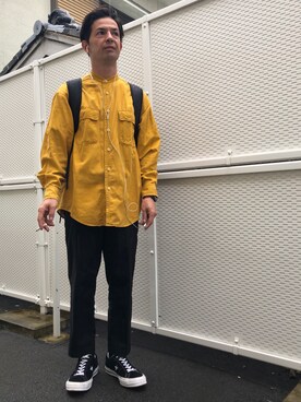 「afecta（アフェクタ）のアイテム」を使った、🇧🇷TIAGO🇯🇵さん（メンズ・165cm）の秋コーディネート