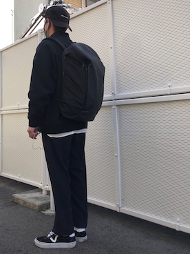 「NUMERALS（ヌメラルズ）のアイテム（スウェット）」を使った、🇧🇷TIAGO🇯🇵さん（メンズ・165cm）の春コーディネート