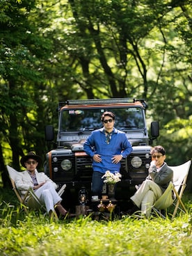 「アイテム（腕時計）」を使った、Atsushi さん（メンズ・175cm）の夏コーディネート