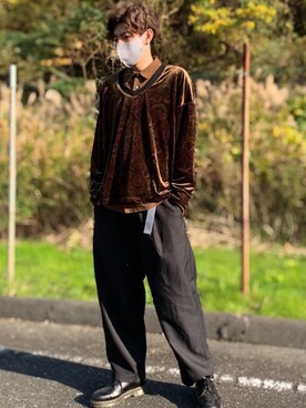 「ciite'（シーテ）のアイテム（アクセサリー）」を使った、PAIPOさん（メンズ・183cm）の秋コーディネート